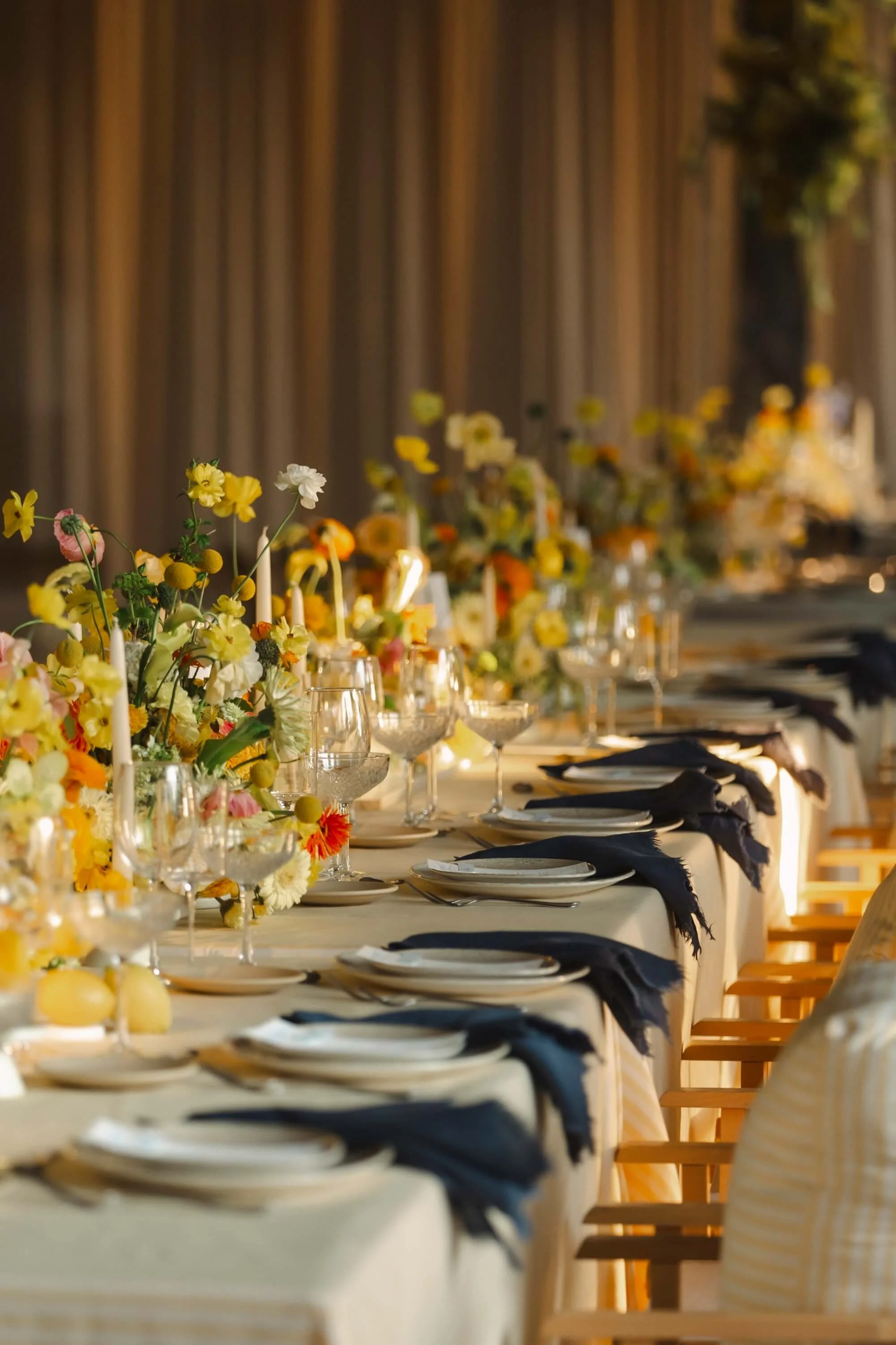 a moment suspended in a softly styled environment