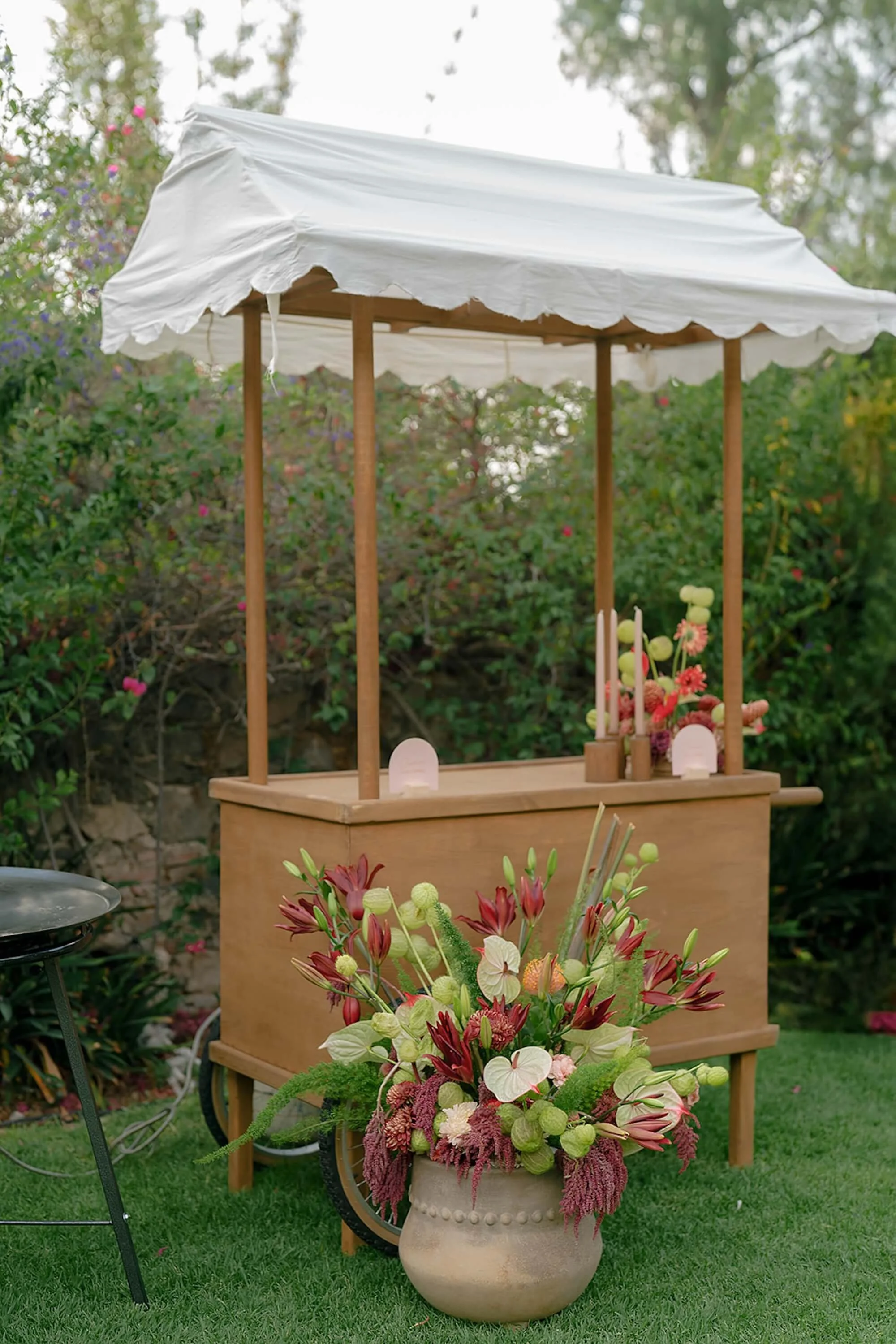 carefully arranged blooms highlighting craftsmanship and texture