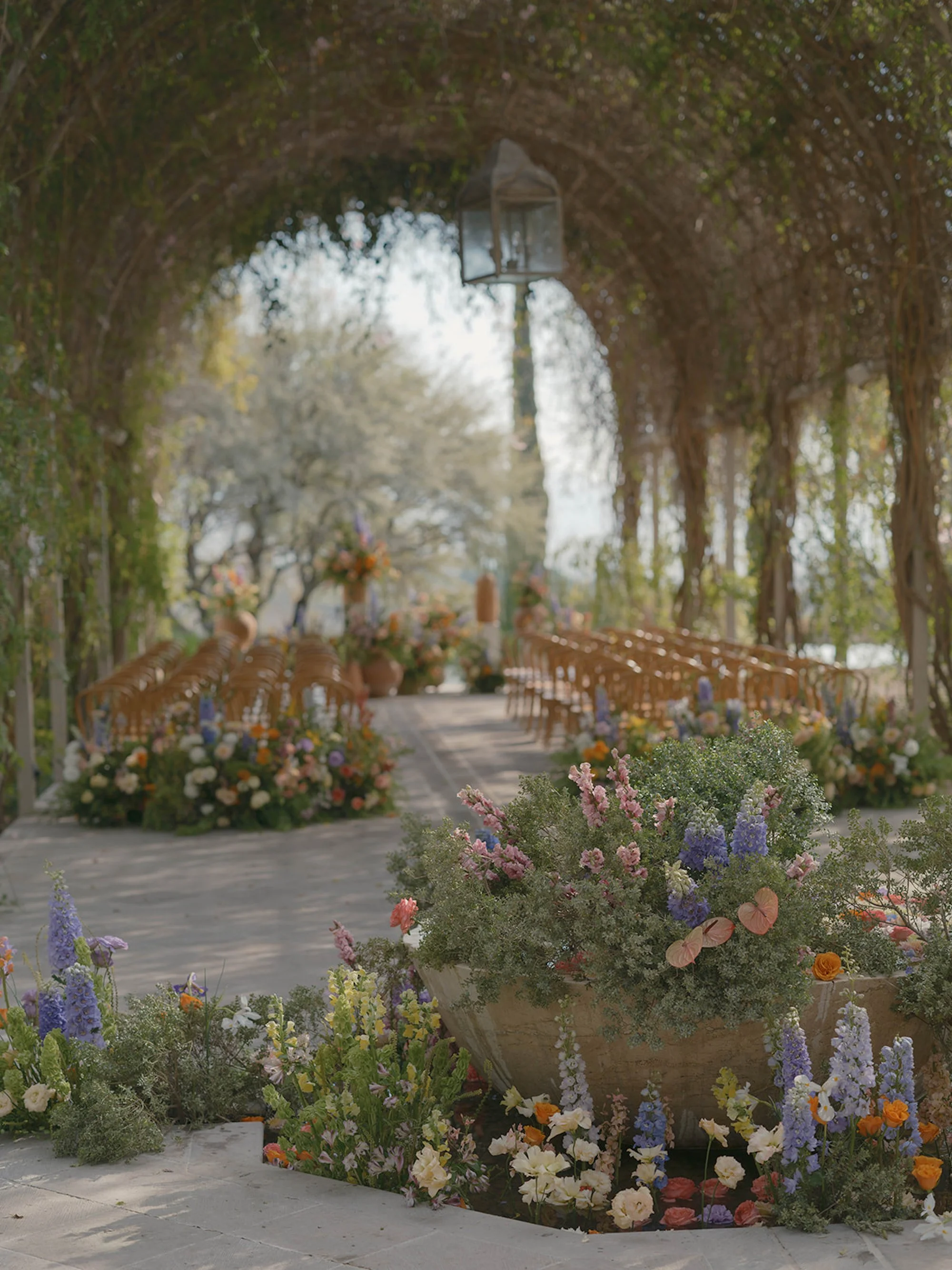 refined wedding floral details neutral palette luxury wedding