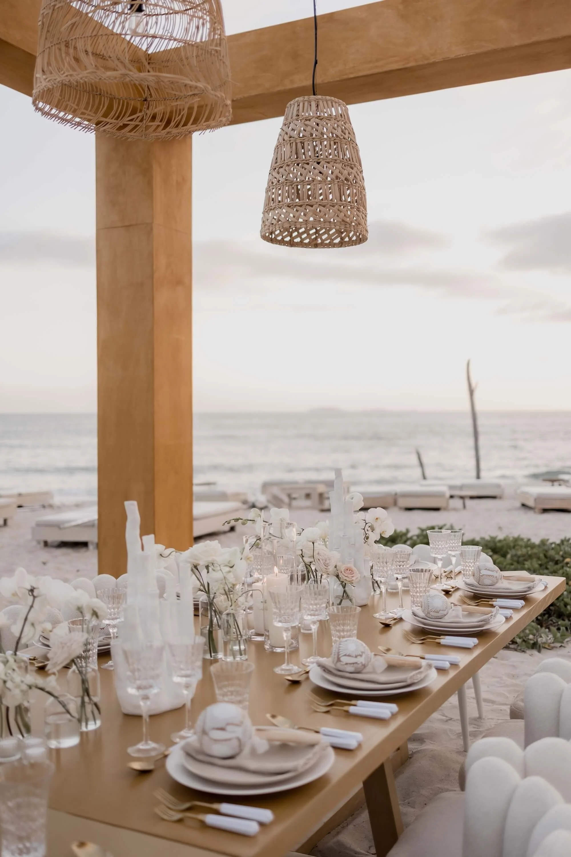 an atmosphere defined by softness light and floral movement