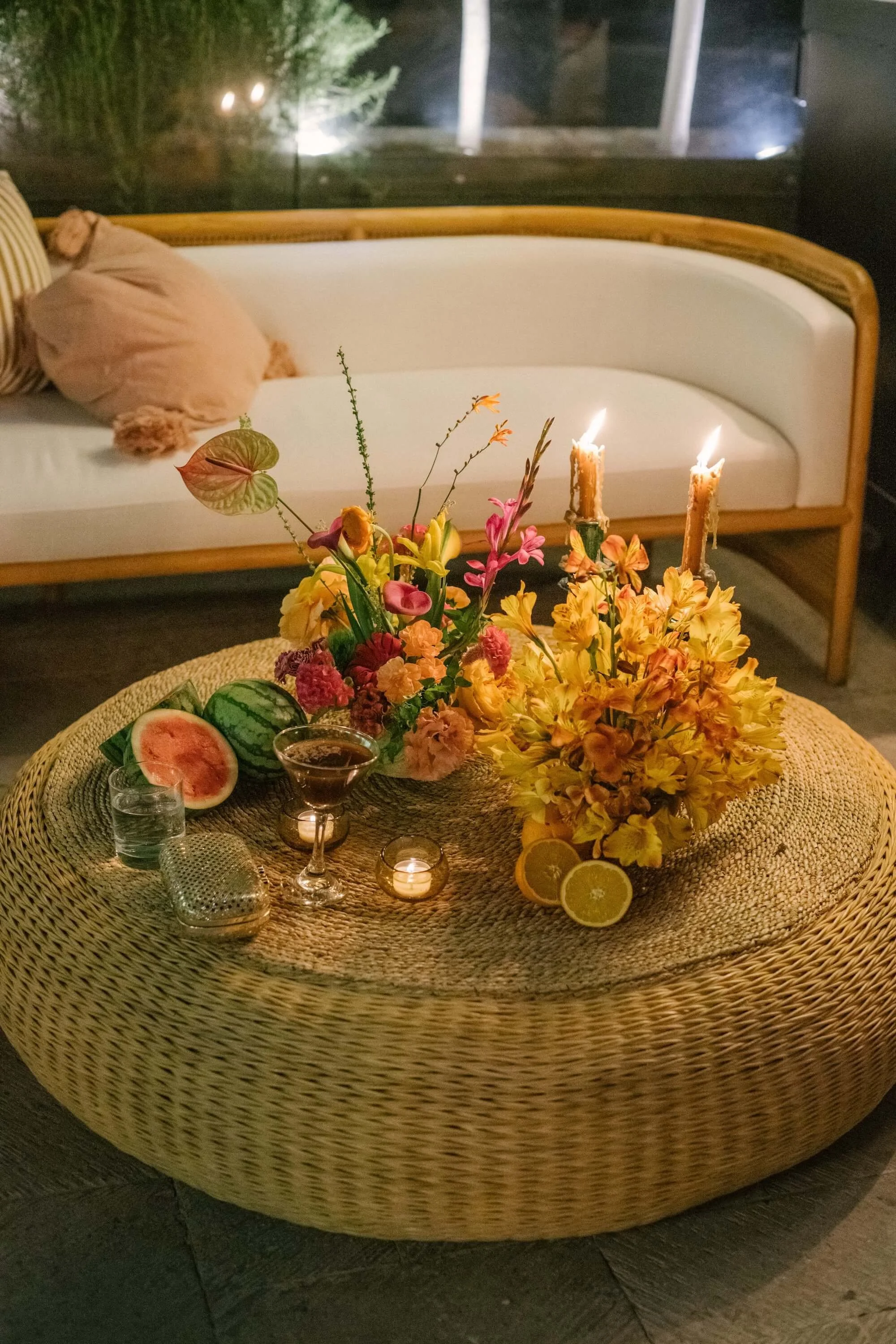 a refined visual language expressed through floral design