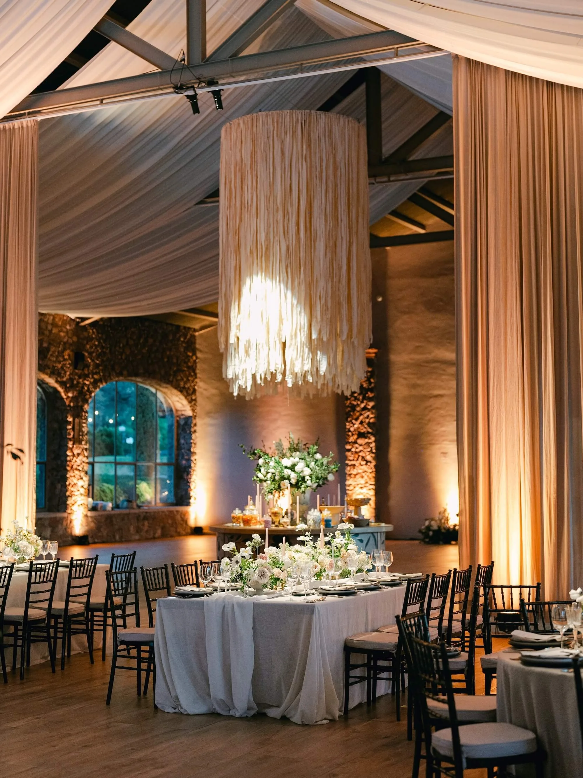 a layered celebration rich in symbolism and floral detail