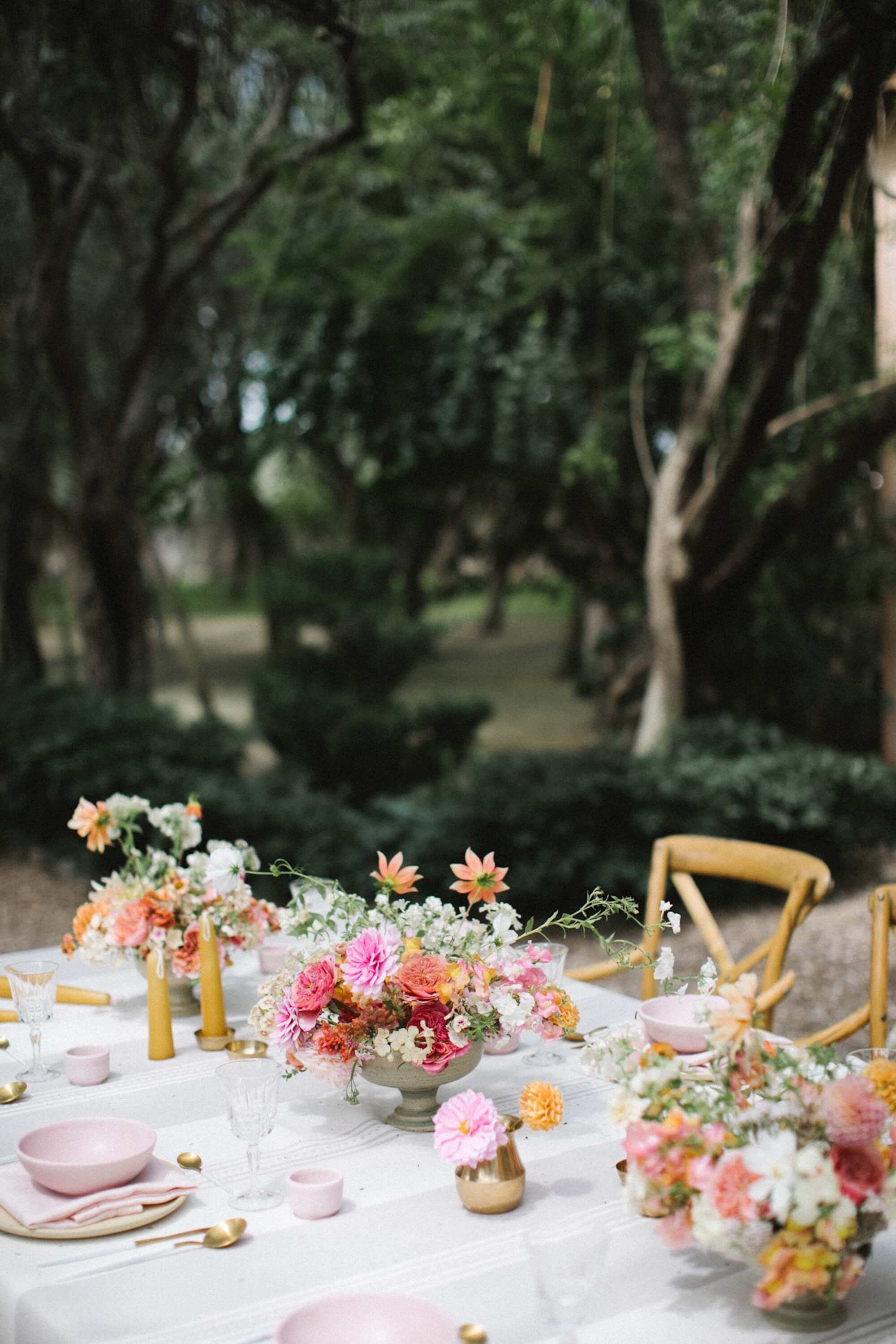 florals used as a medium for artistic expression in editorial