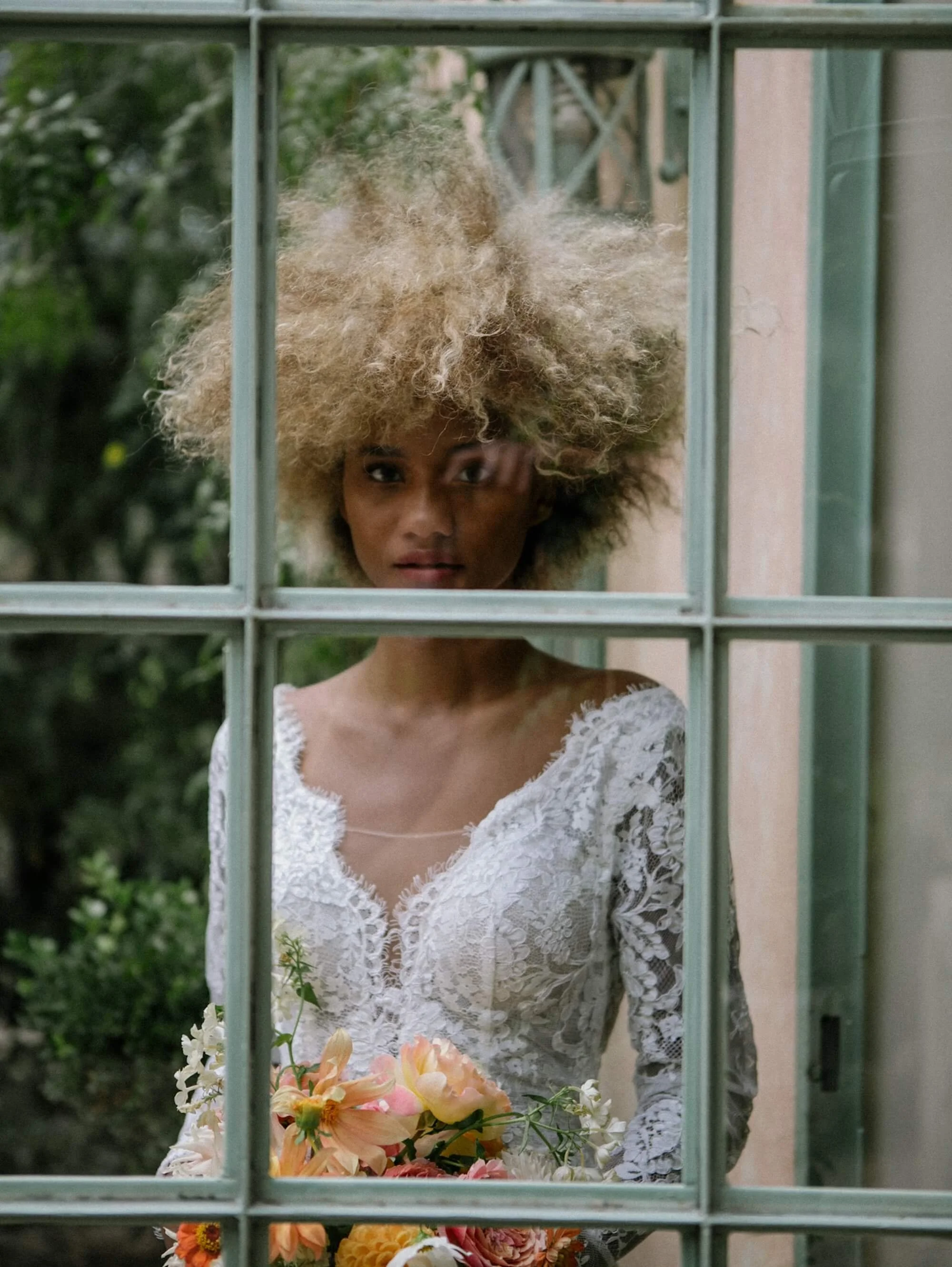 a study of light texture and floral composition