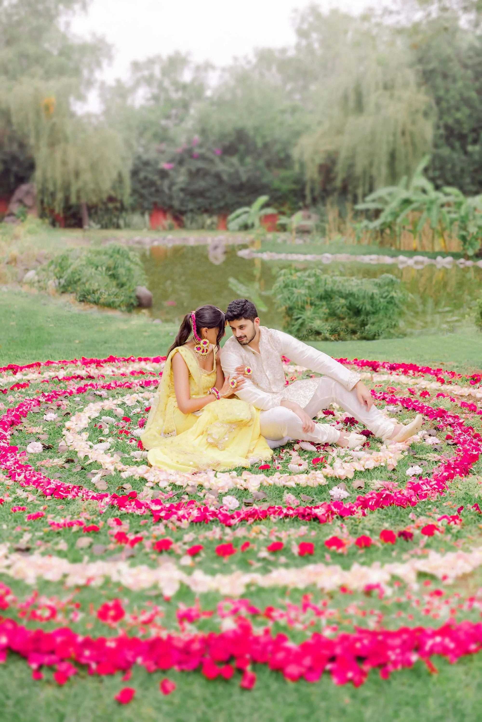 a destination wedding elevated through refined floral design