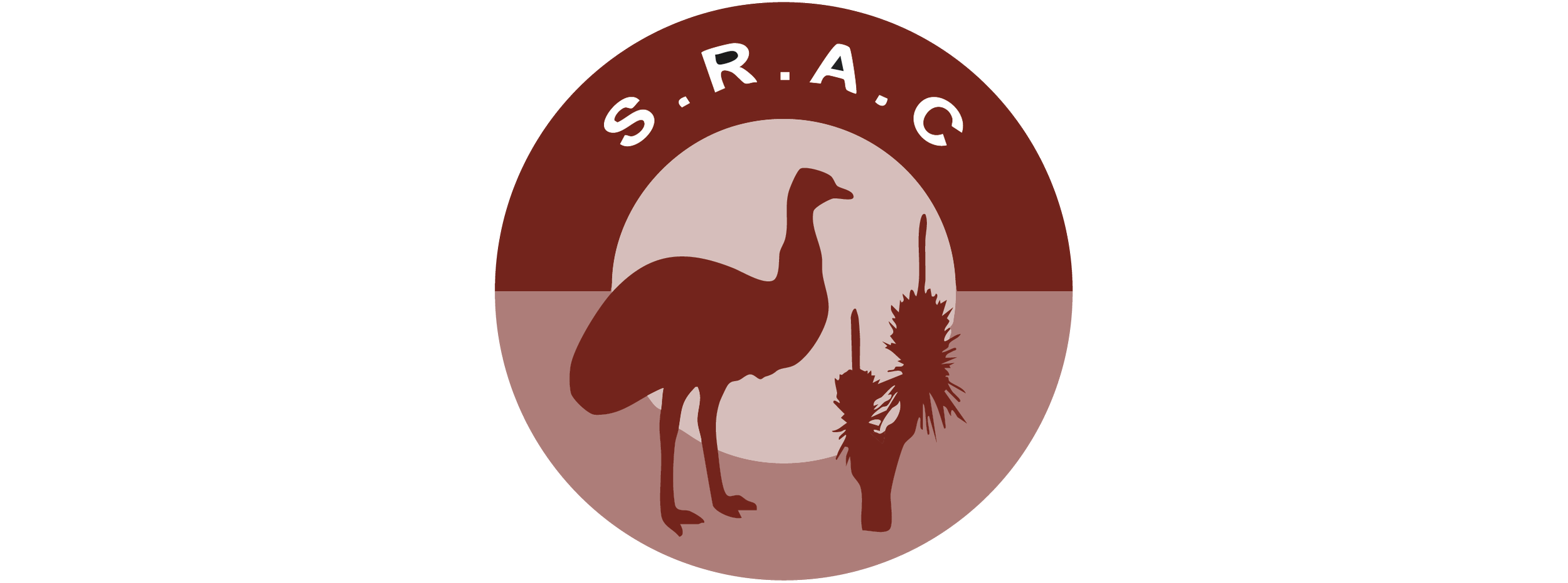 The logo features a silhouette of a turkey on a circular background with brown and beige sections. The top of the circle has the acronym "S.R.A.C." in white letters.