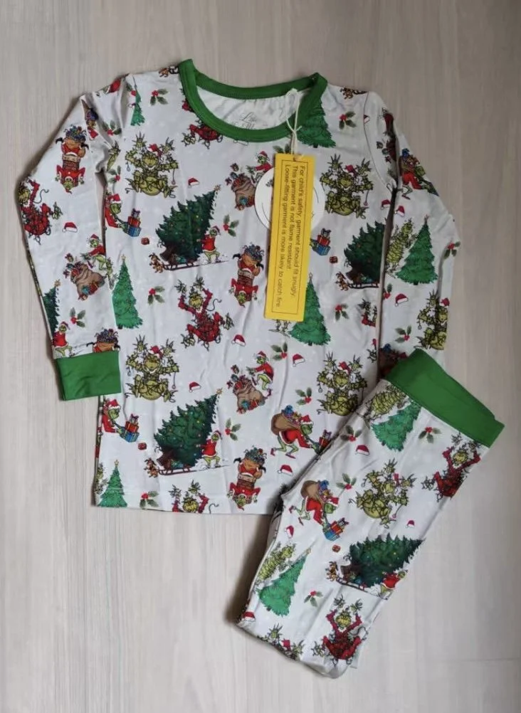 Feeling Grinchy Long Sleeve & Pant Pj Set