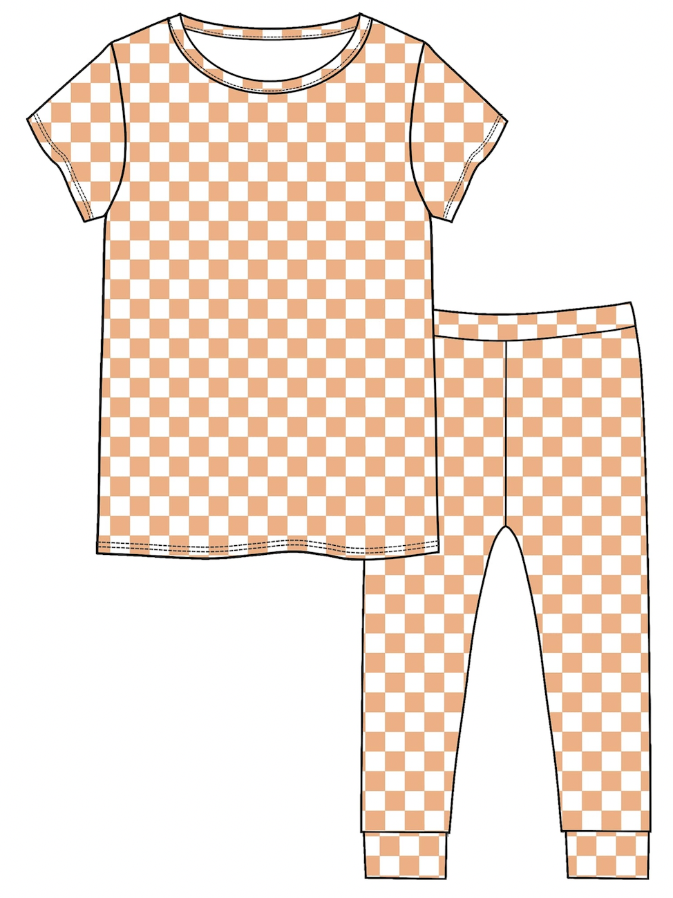 Check Me Out Two Piece Pj Set