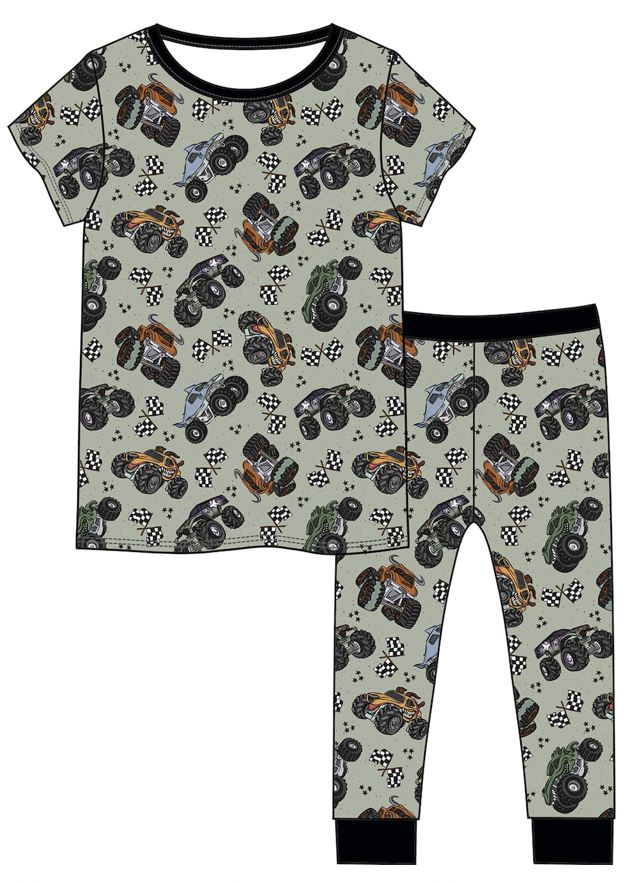Monster Madness Two Piece Pjs Set