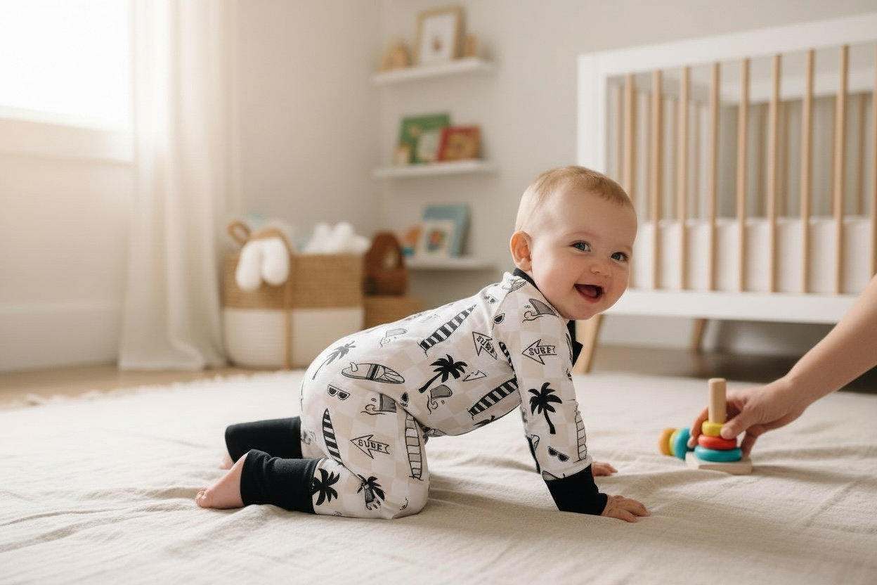 Surf's Up Convertible Zippy Romper