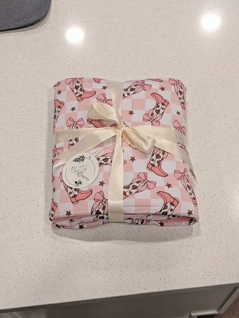 Boots N' Bows Bamboo Blanket