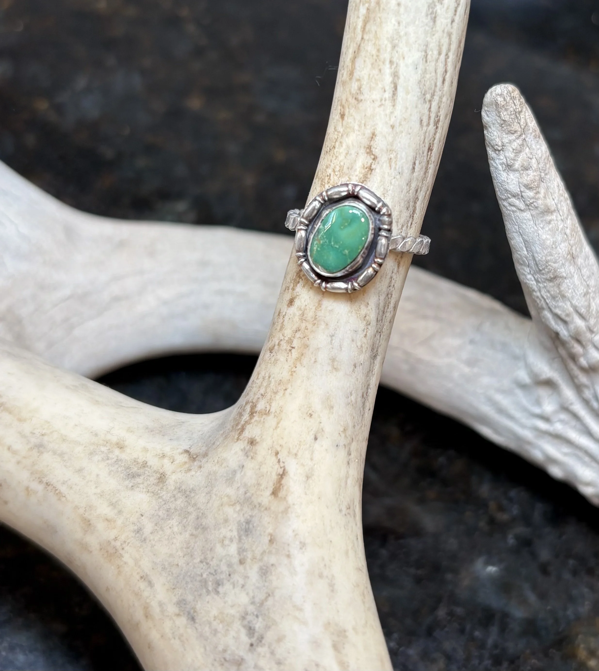 Sz. 7.5 Emerald Valley Turquoise Ring
