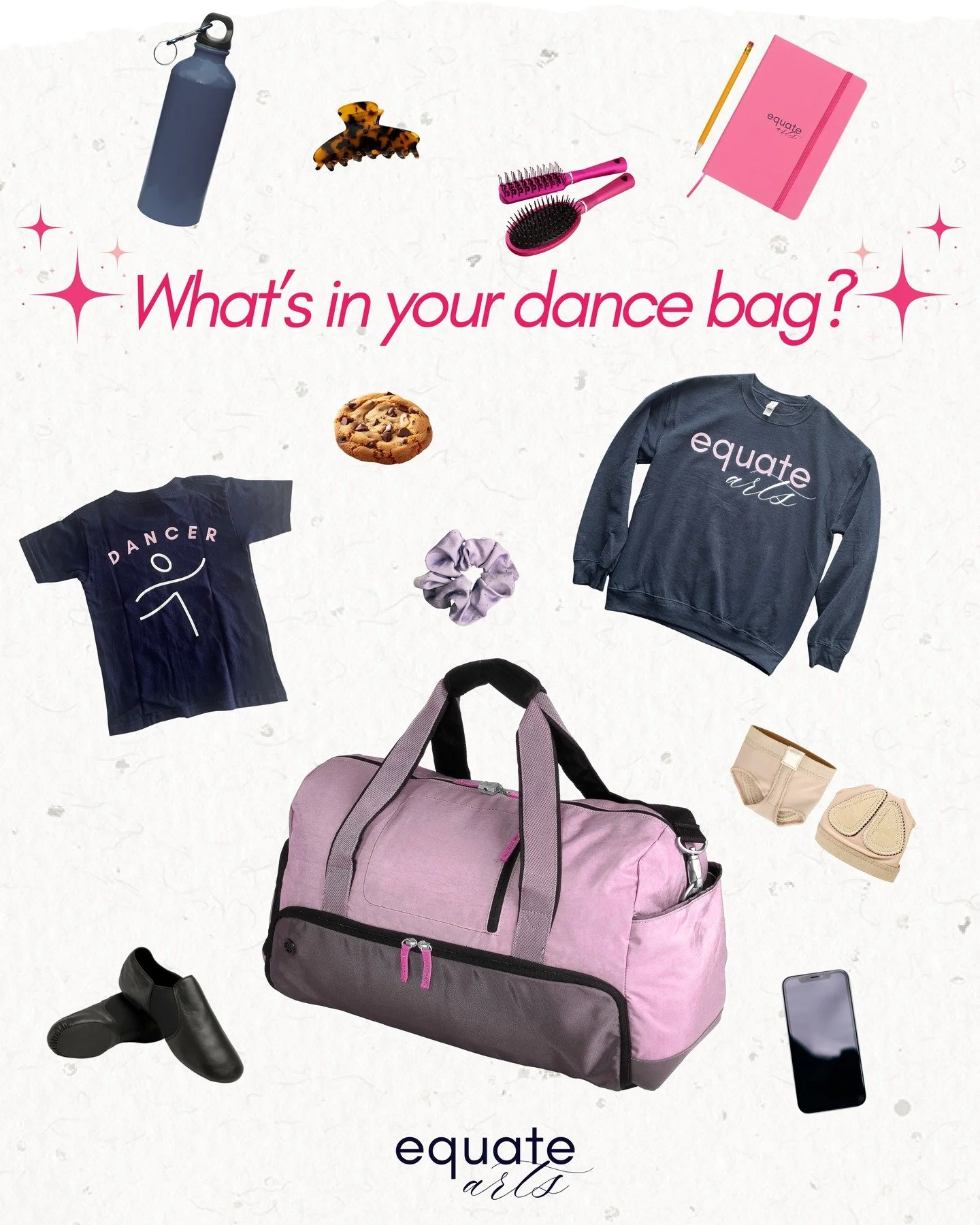 💗Dance bag essentials for Term 2💗

What are you bringing to dance this term? Our Equate Arts dance journals + your own pencil is a must! 

Email today to order our uniform shirt and jumper 💌

#cliftondance #wyreemadance #clifton #wyreema #toowoomb