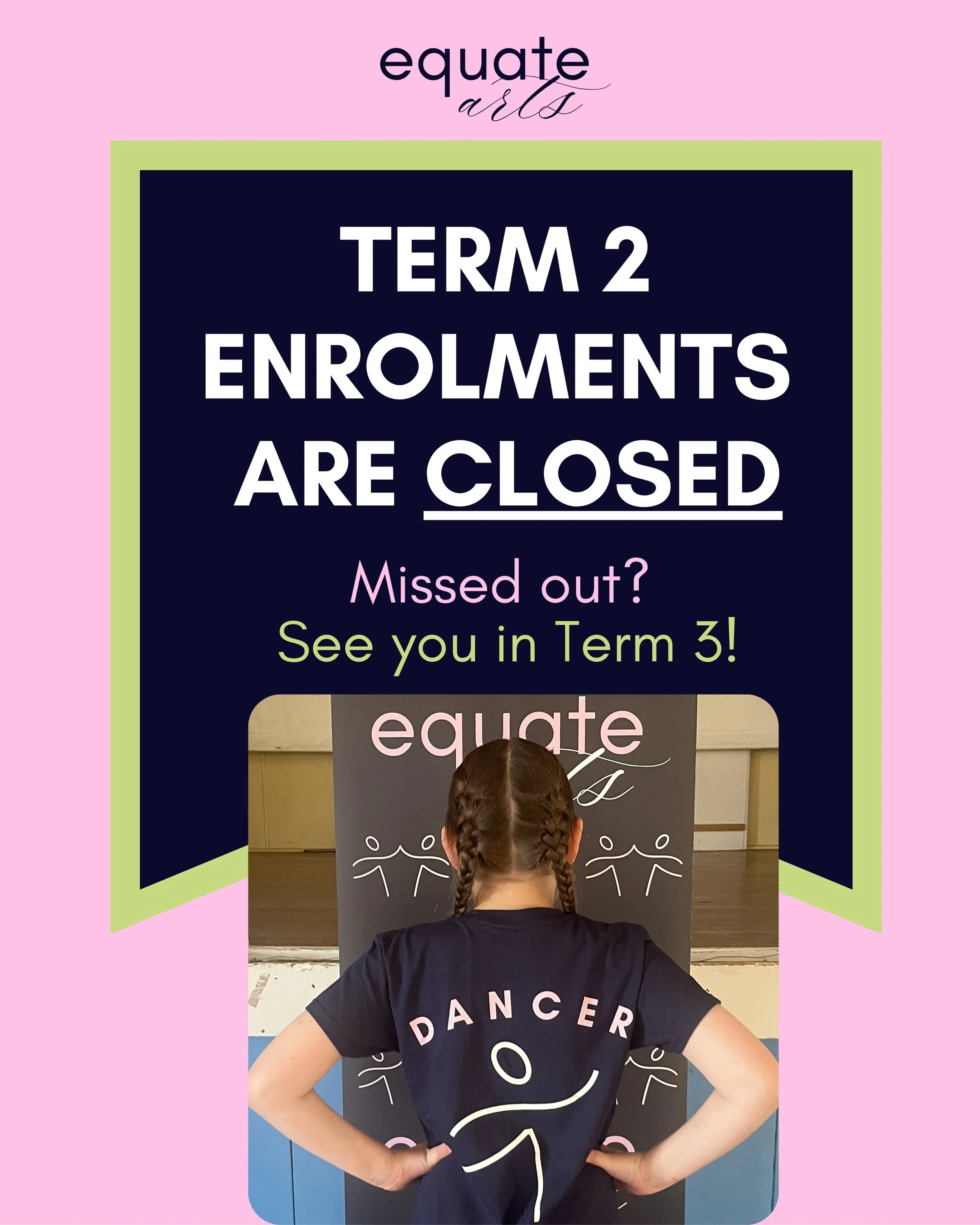 Term 2 Enrolments are Closed!

Our enrolments for semester one are officially closed for all students. We are now working hard to polish our concert routines.💗

Still wanting to dance with us? We will be opening enrolments back up in Term 3! 

📣Wat