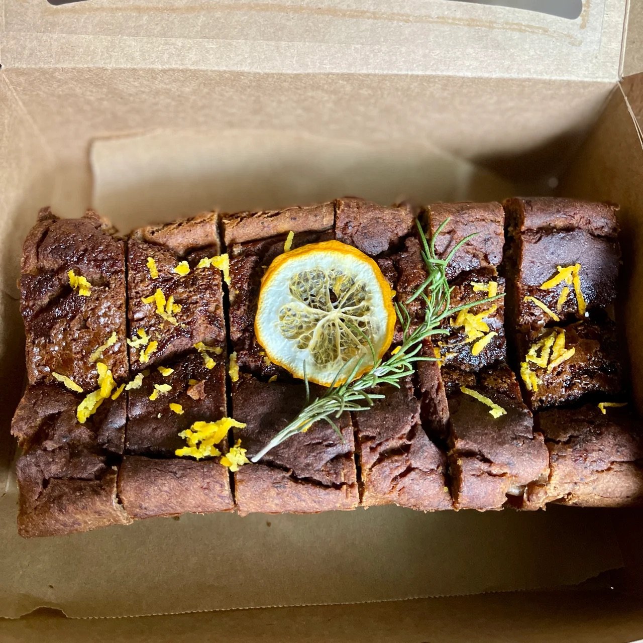 Orange Black Sesame Banana Bread