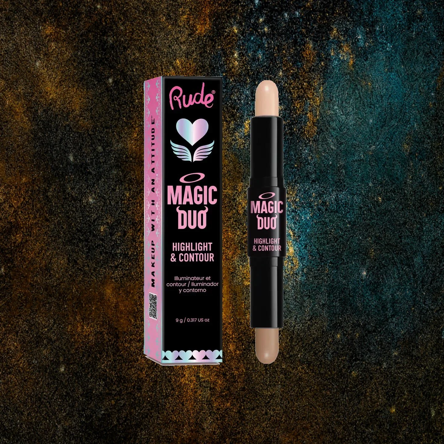 Magic Duo Highlight and Contour Stick: Angelic Glow or Devilish Definition