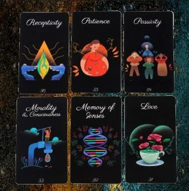 Spiritual oracle cards for balance and inner harmony