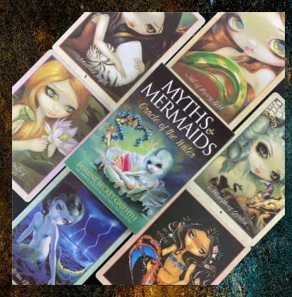 Water element mythology oracle deck cards