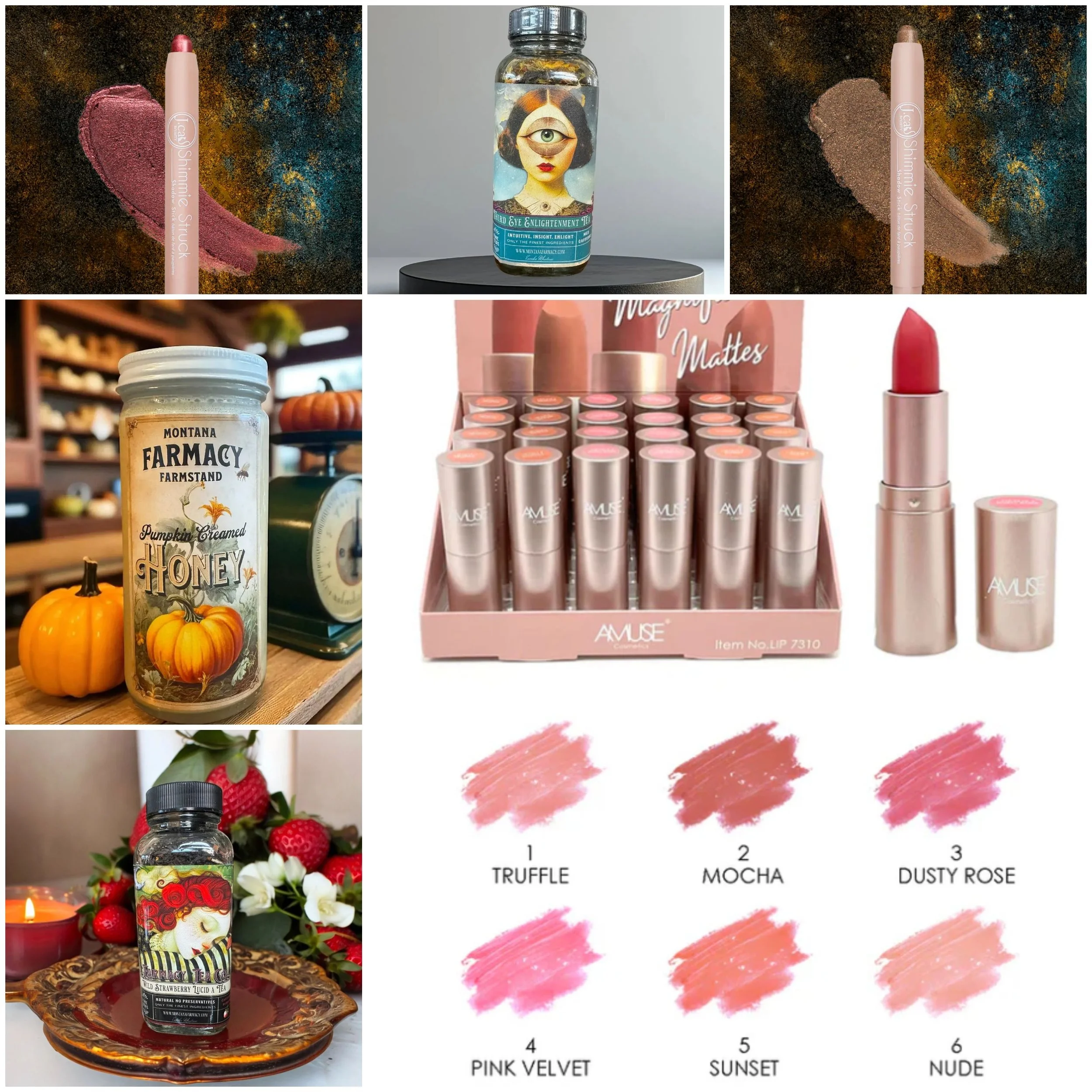 Mystery Scoop beauty and wellness surprise featuring assorted self care products