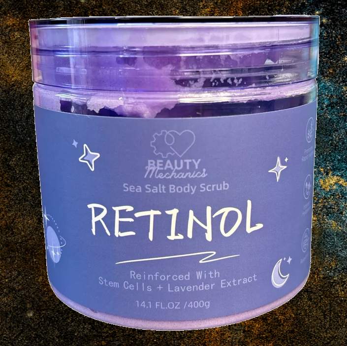 Beauty Mechanics-Retinol Sea Salt Body Scrub