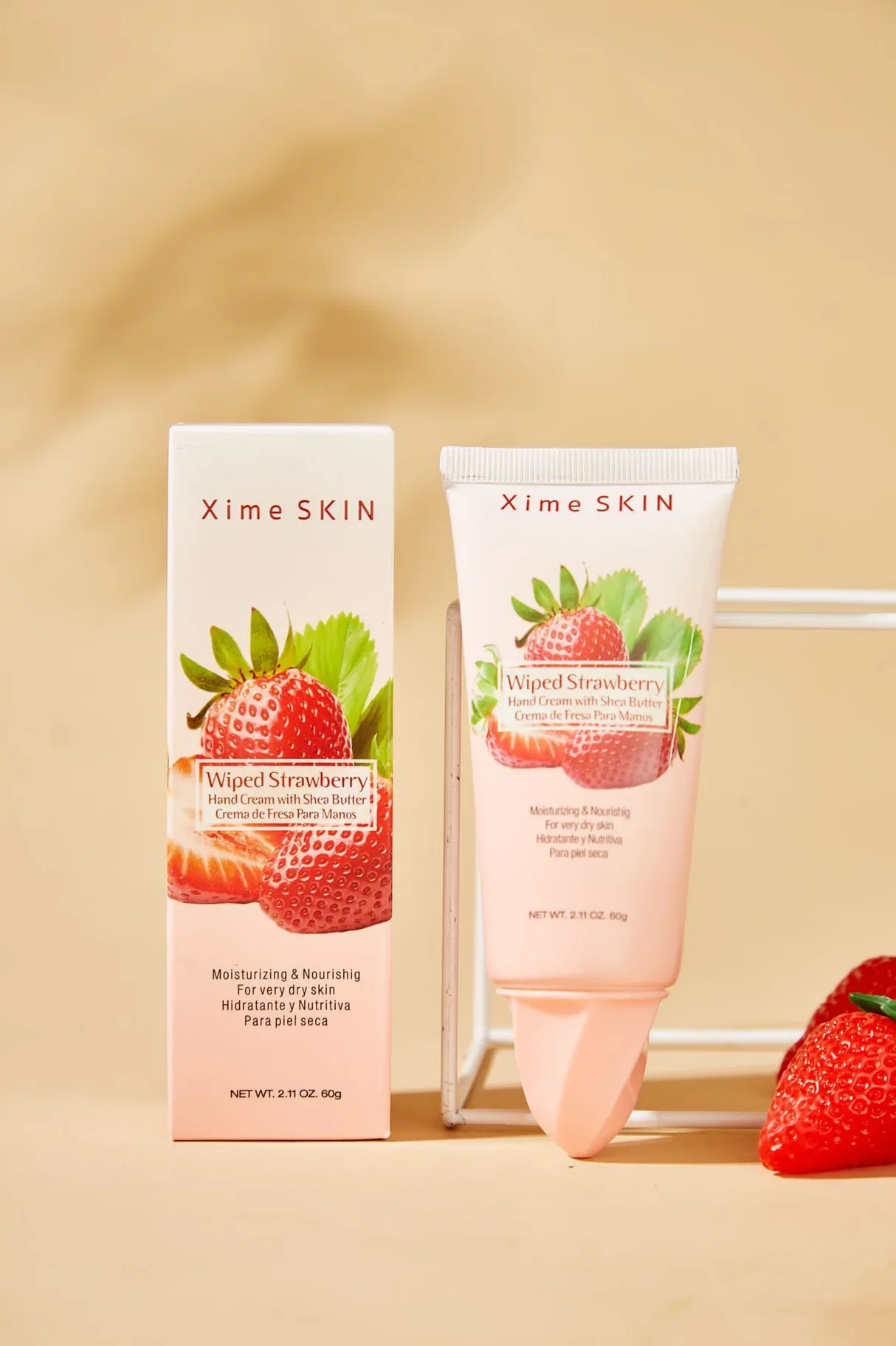 Whipped Strawberry Hand Cream-with Shea Butter