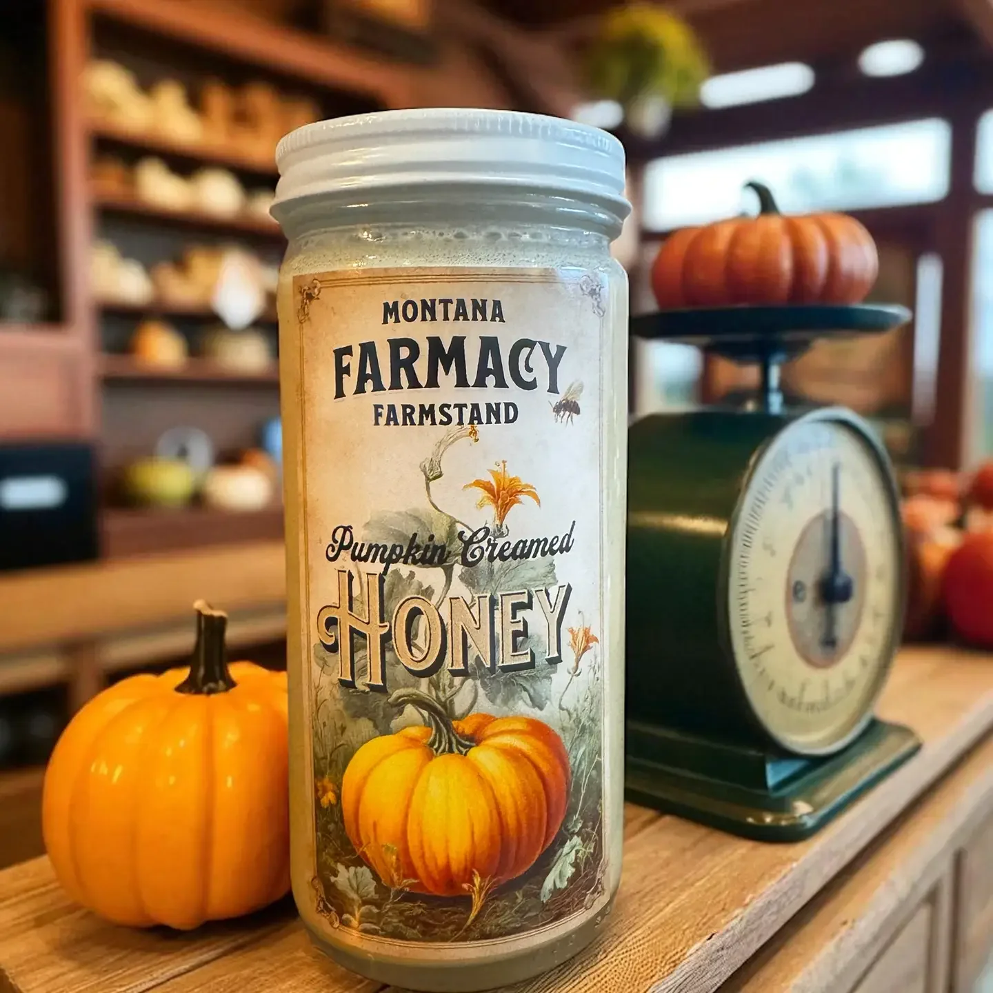 Pumpkin Creamed Honey-Health in a Jar