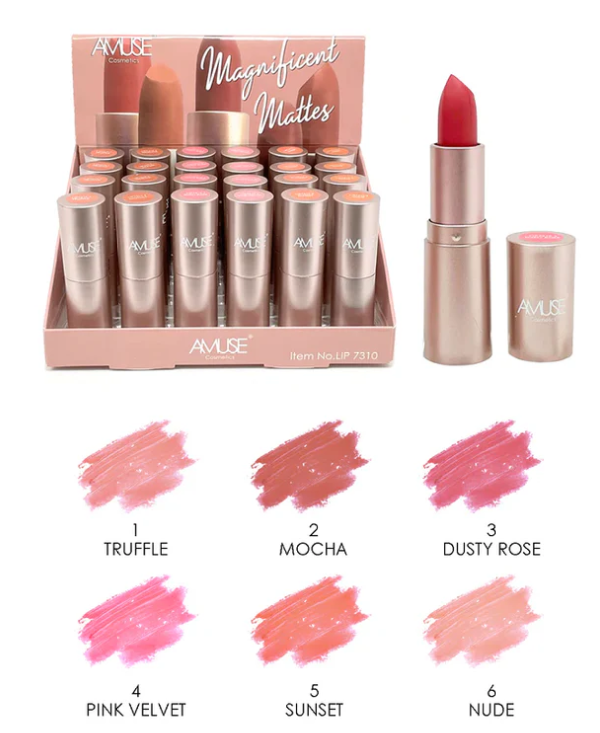 Magnificent Mattes-Lipstick-richly pigmented