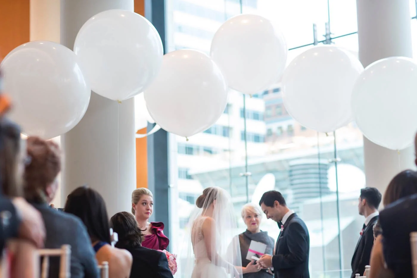 Orchestra Hall intimate wedding ceremony