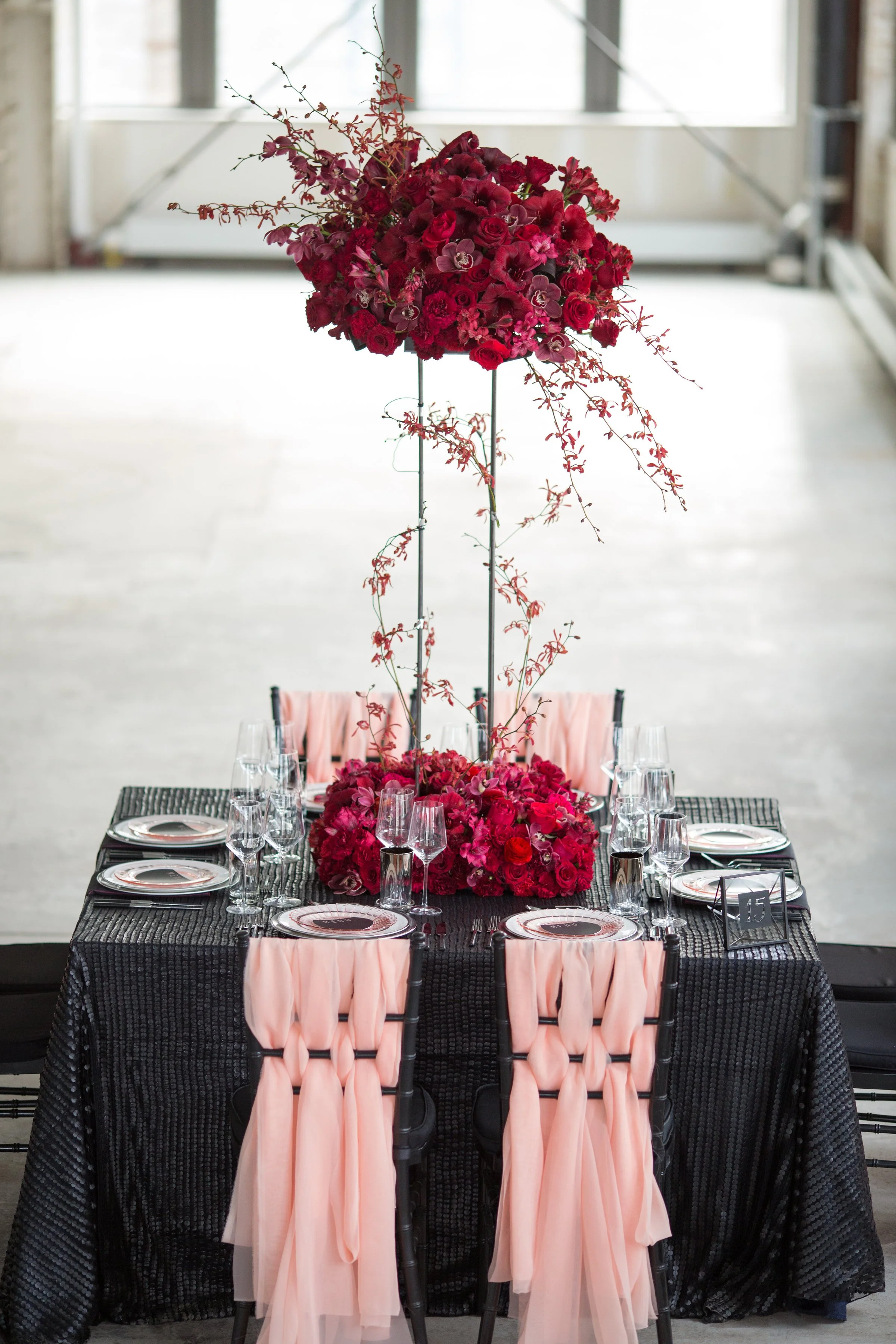 Dark and moody same-sex wedding inspiration shoot by Minneapolis event planner Rocket Science Events