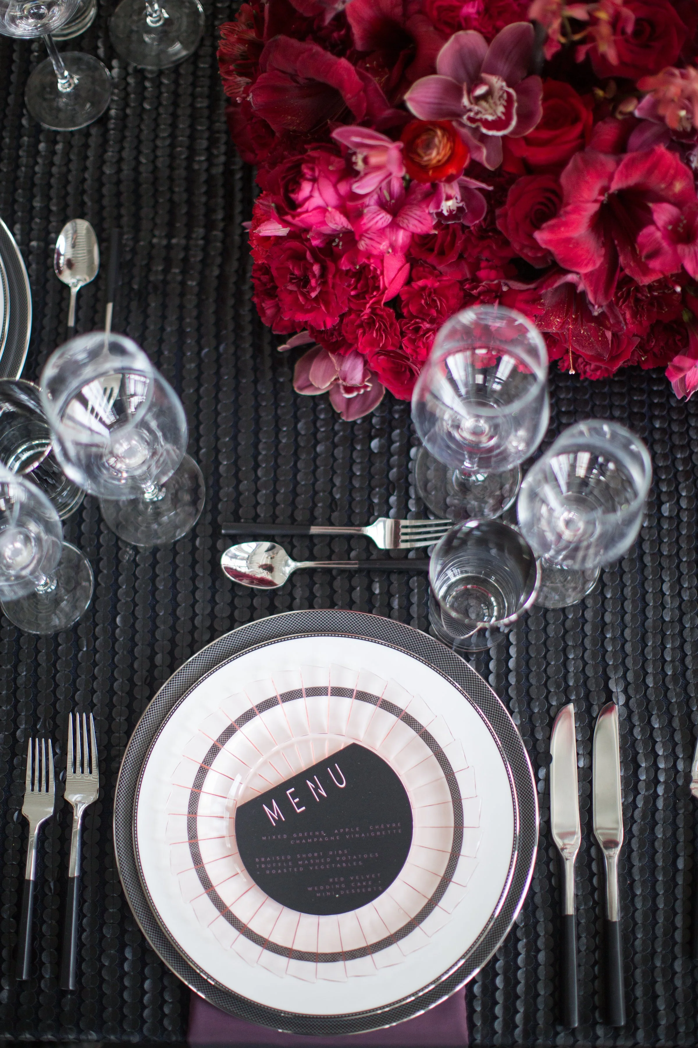 Dark and moody same-sex wedding inspiration shoot by Minneapolis event planner Rocket Science Events