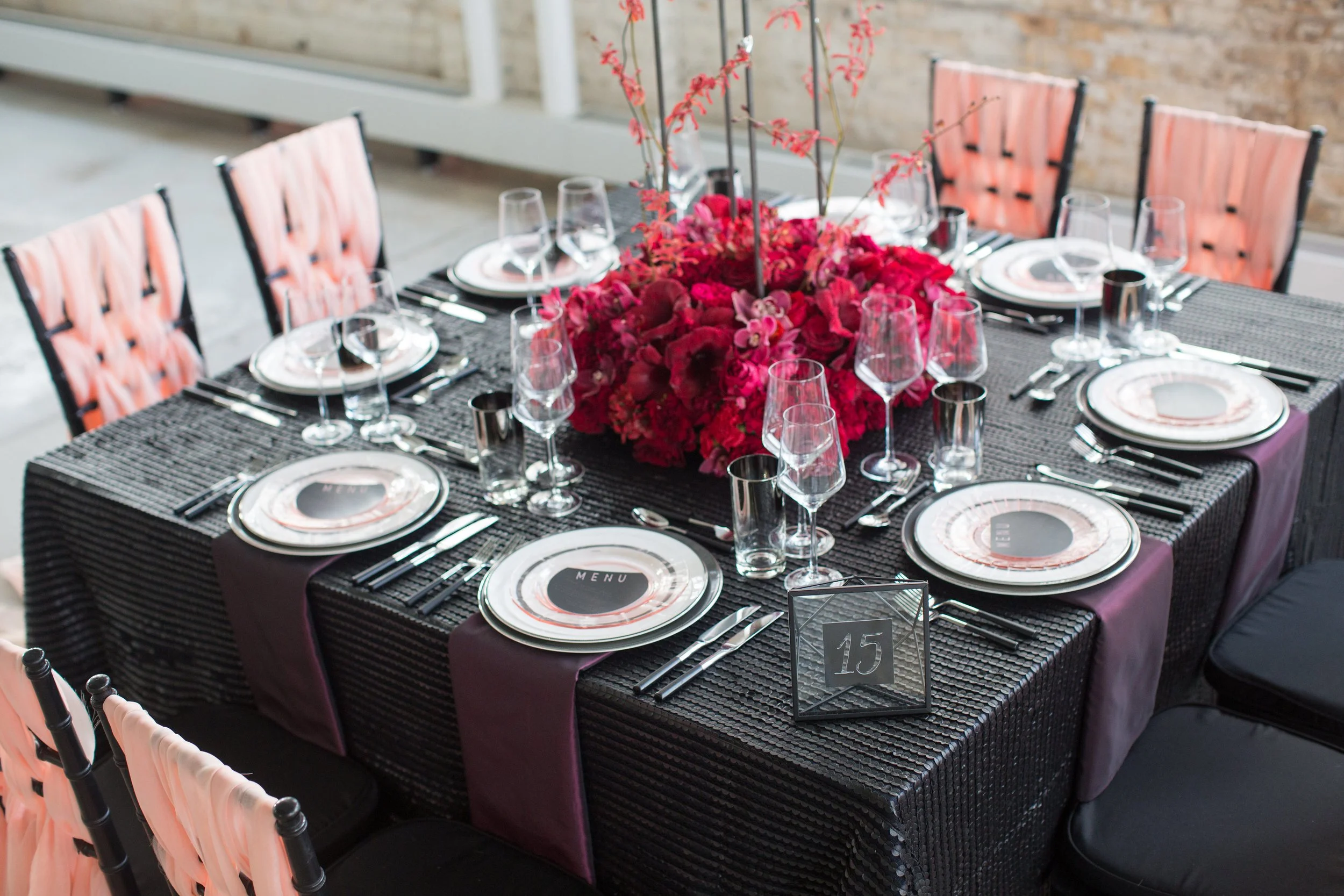 Dark and moody same-sex wedding inspiration shoot by Minneapolis event planner Rocket Science Events