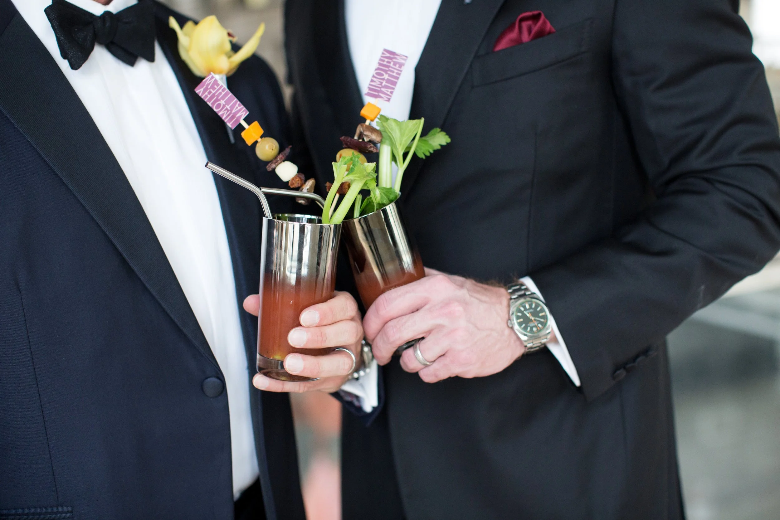 Dark and moody same-sex wedding inspiration shoot by Minneapolis event planner Rocket Science Events