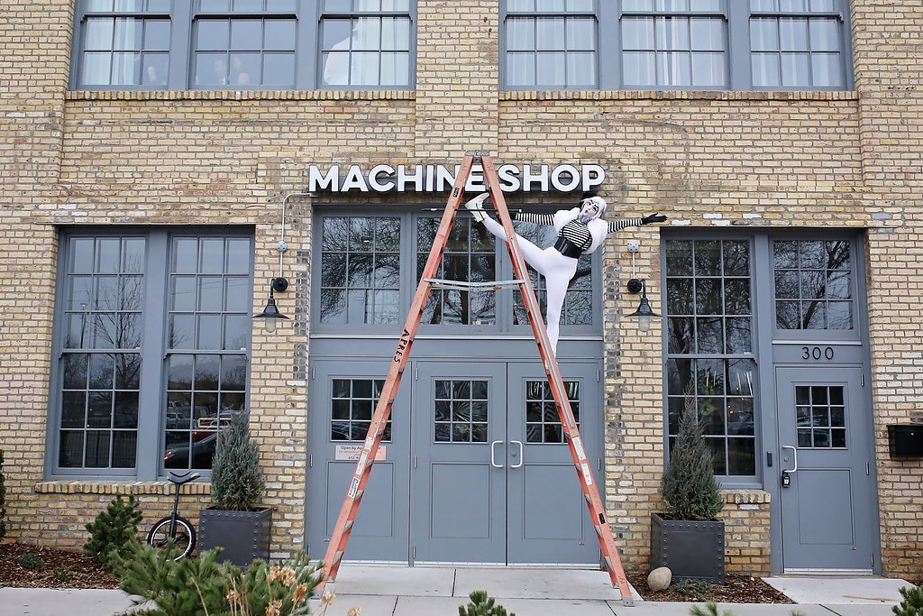 Black and white themed Minneapolis corporate awards gala designed by Rocket Science Events