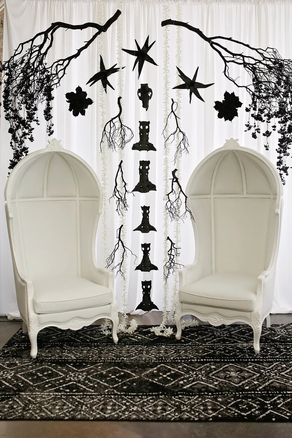 Black and white themed Minneapolis corporate awards gala designed by Rocket Science Events