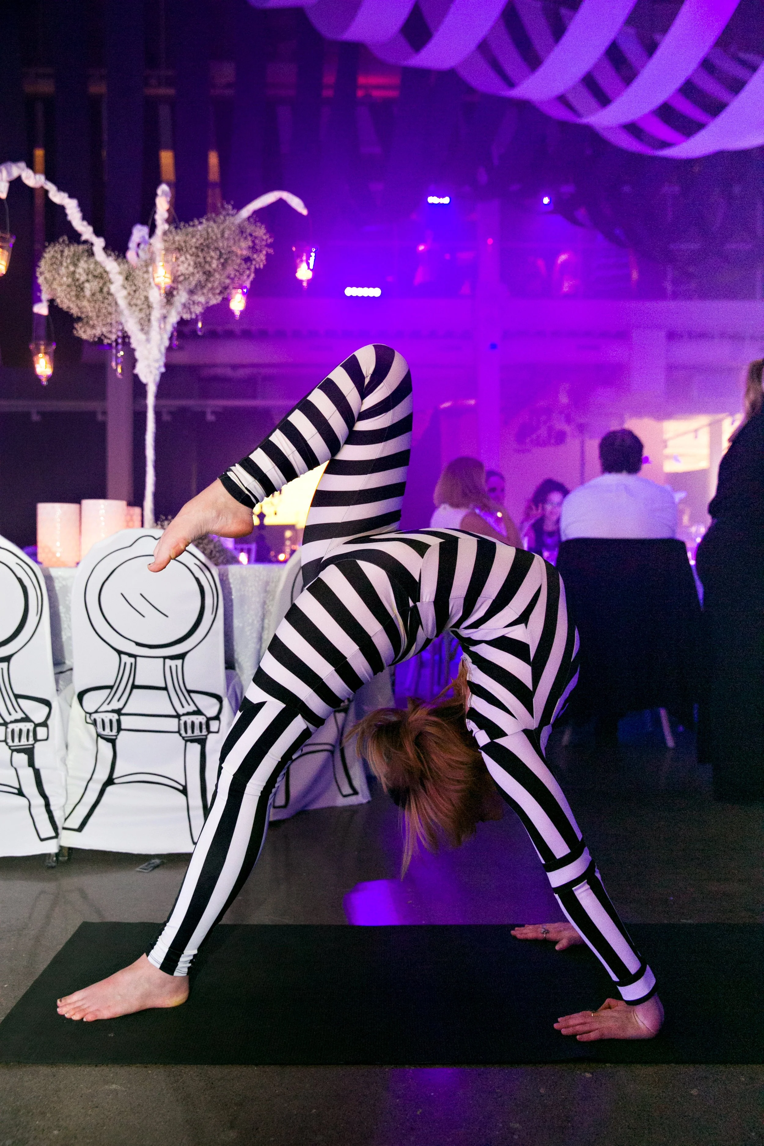 Black and white themed Minneapolis corporate awards gala designed by Rocket Science Events