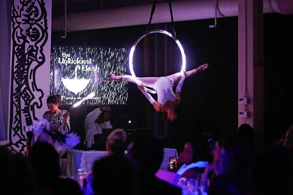 Black and white themed Minneapolis corporate awards gala designed by Rocket Science Events