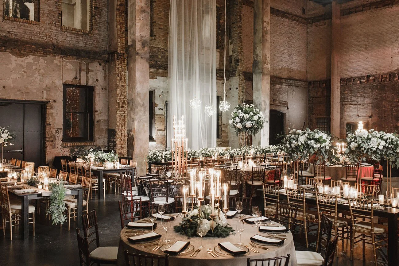 winter wedding at Aria Minneapolis