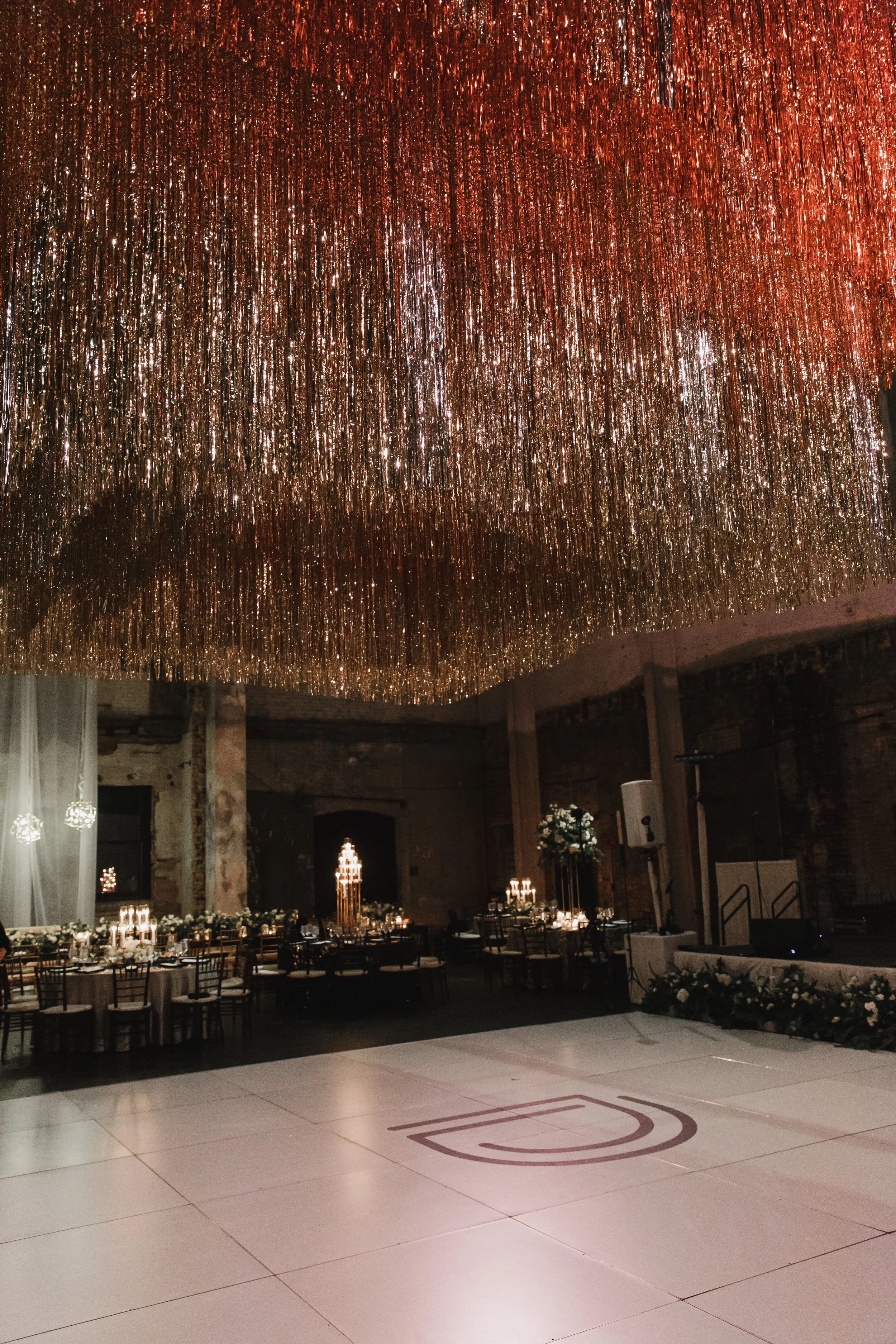 Dance floor at Aria wedding MN