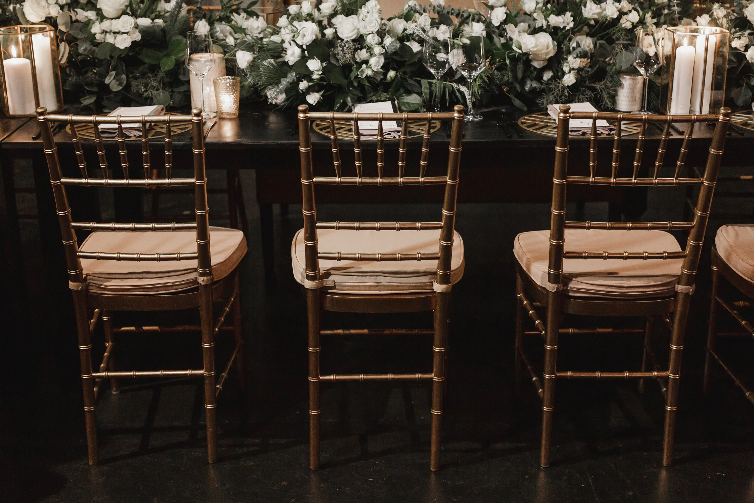 event design for winter wedding