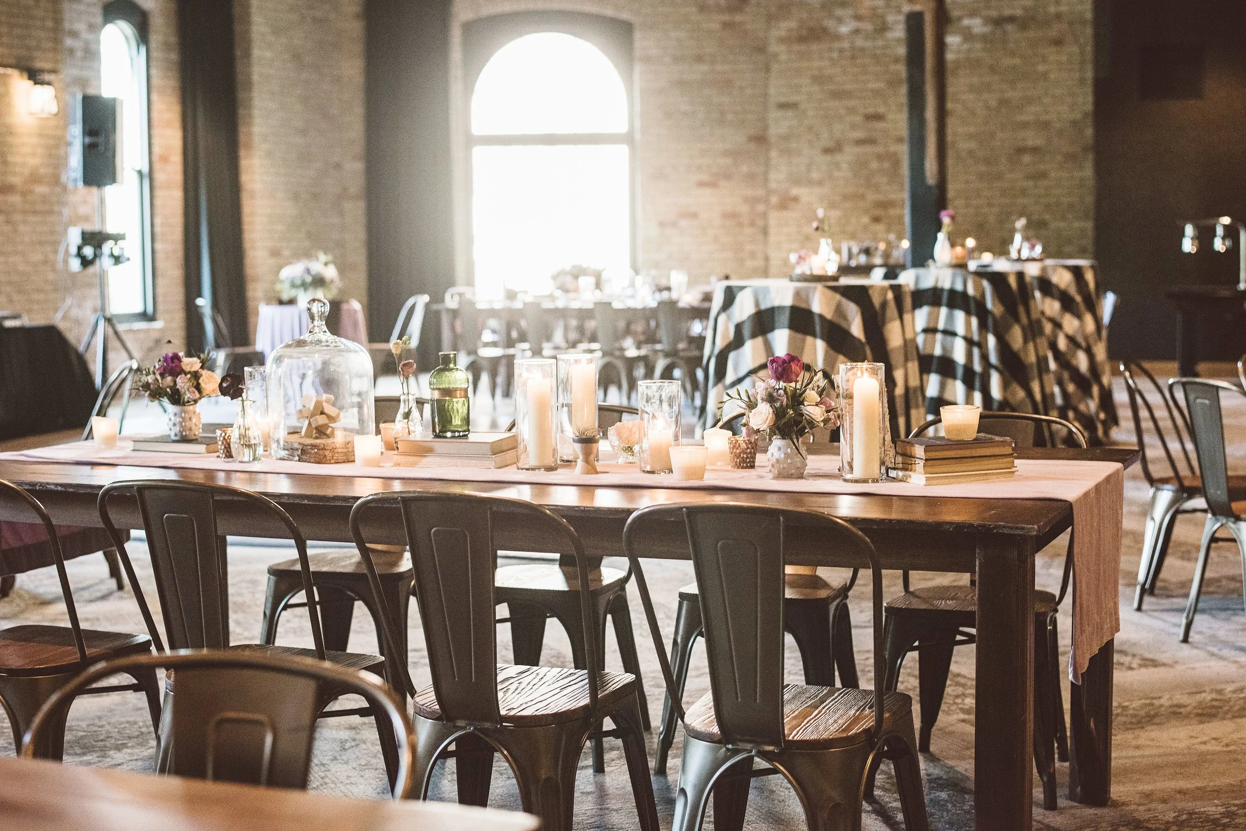 Hewing Hotel wedding reception