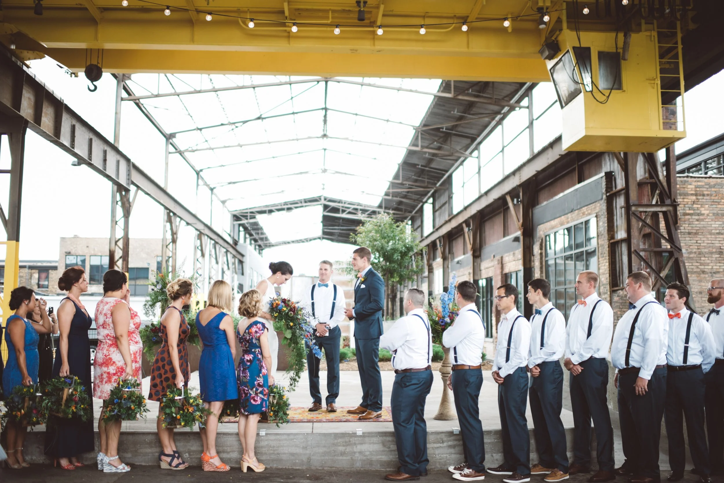 Bauhaus Brew Labs Wedding ceremony