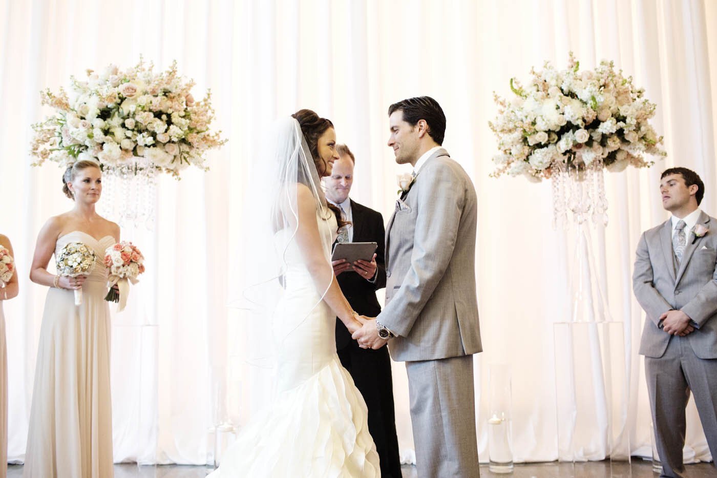 Calhoun Beach Club indoor ceremony