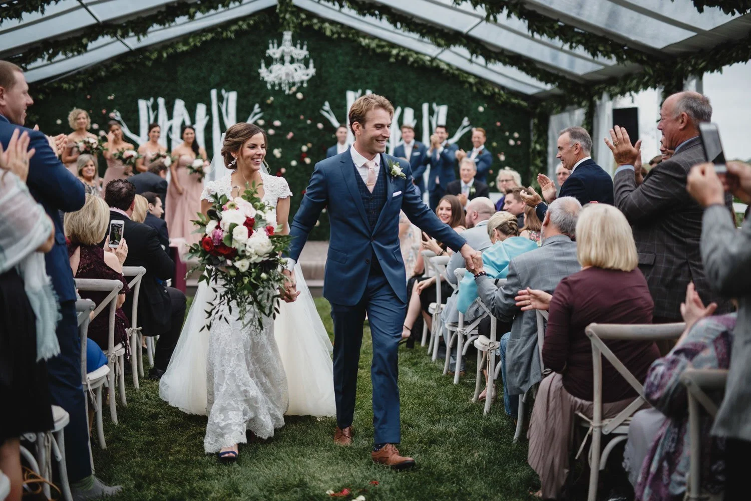 Minnesota private home wedding