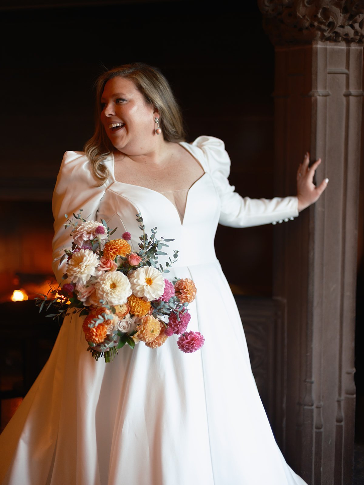 Smiling bride at a Chicago Athletic Association wedding - Rocket Science Events