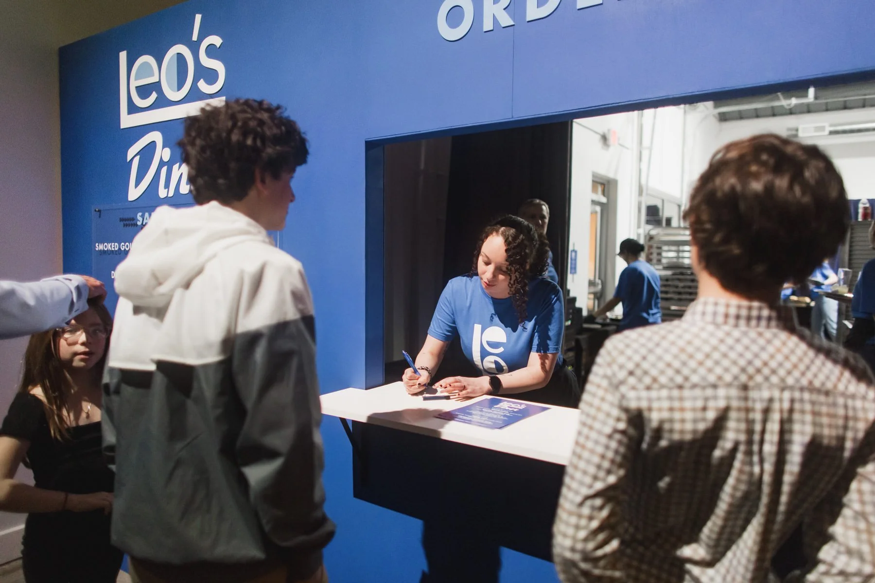 Creative diner order window at a Minneapolis Bar Mitzvah planned by Rocket Science Events