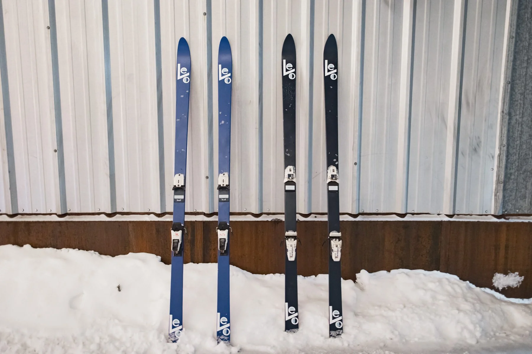 Decorative personalized skis at a Minneapolis Bar Mitzvah planned by Rocket Science Events