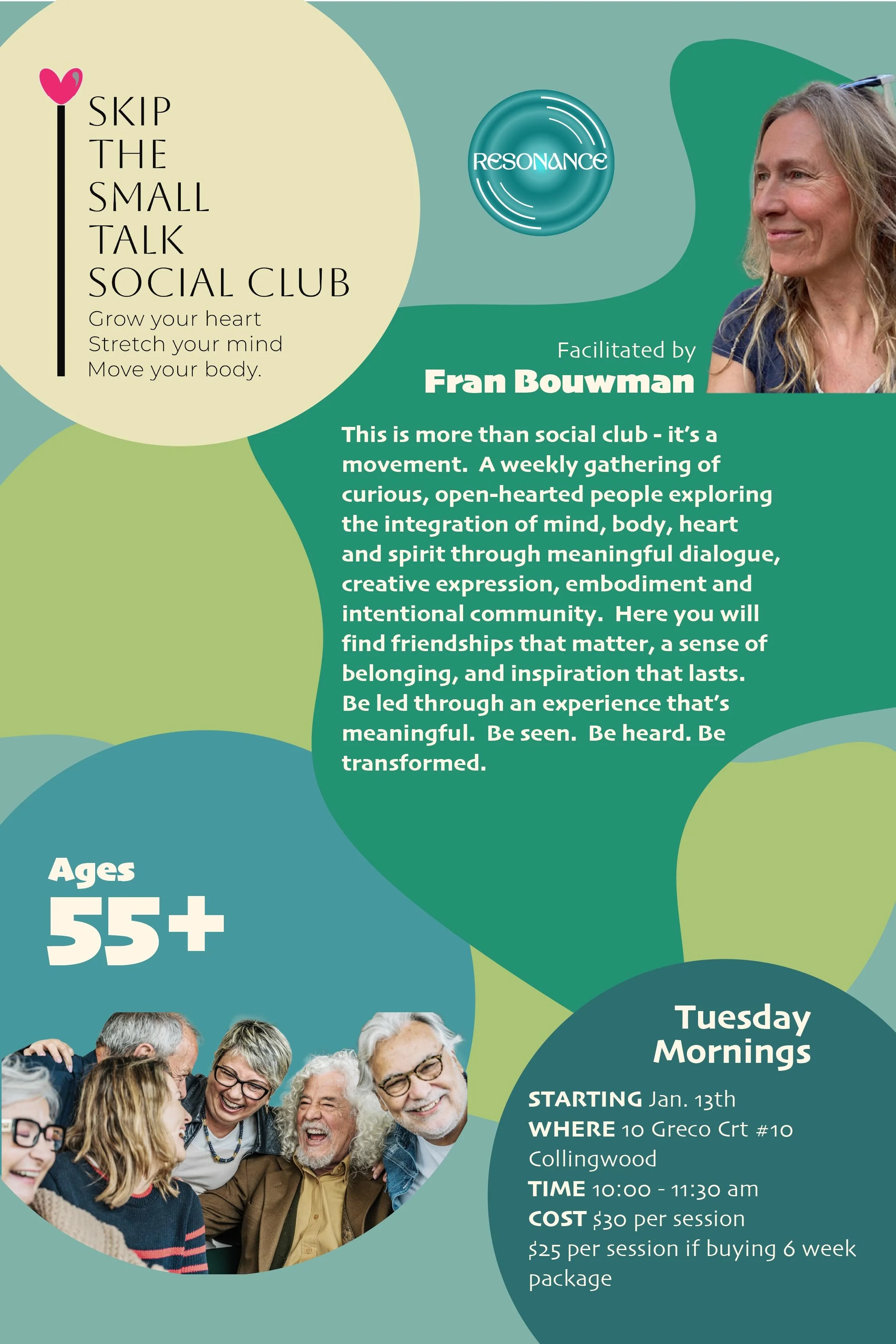 Skip the Small Talk Social Club 55+