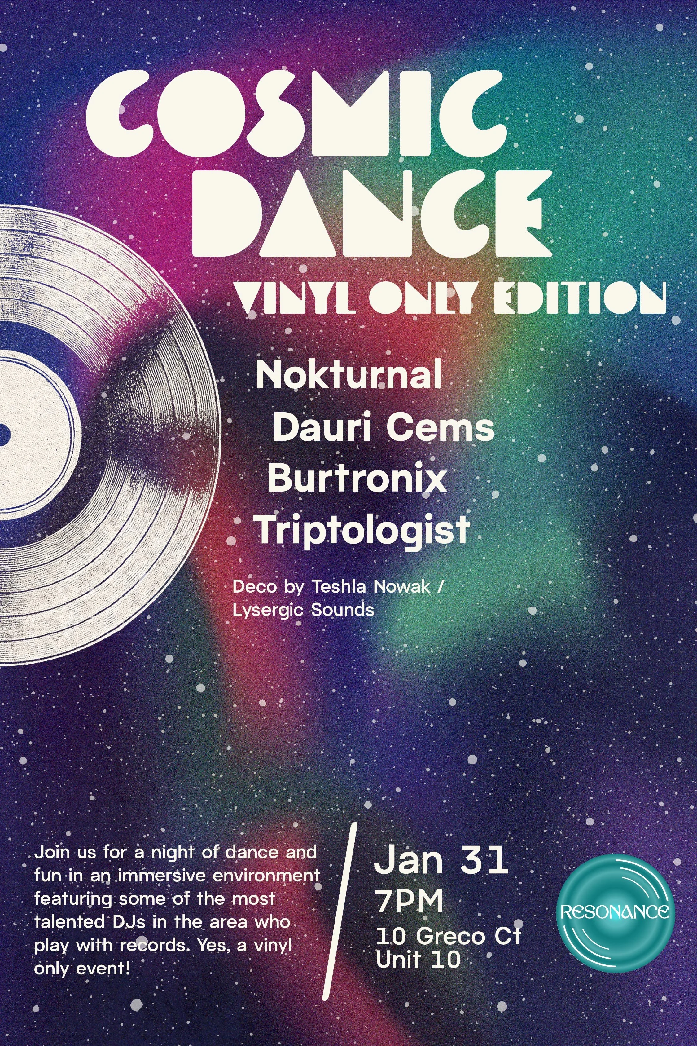 Cosmic Dance - Vinyl Only Edition
