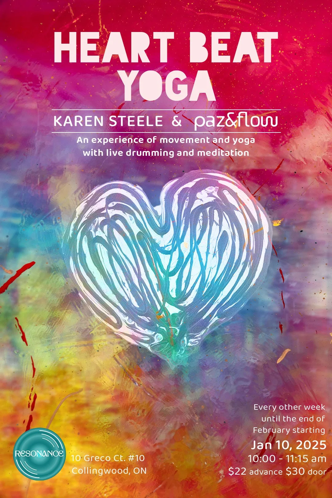 Heart Beat Yoga with Karen Steele &amp; Paz Ciuk