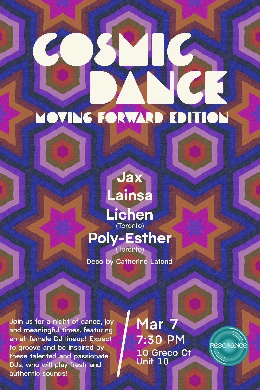 Cosmic Dance: International Women’s Day Edition